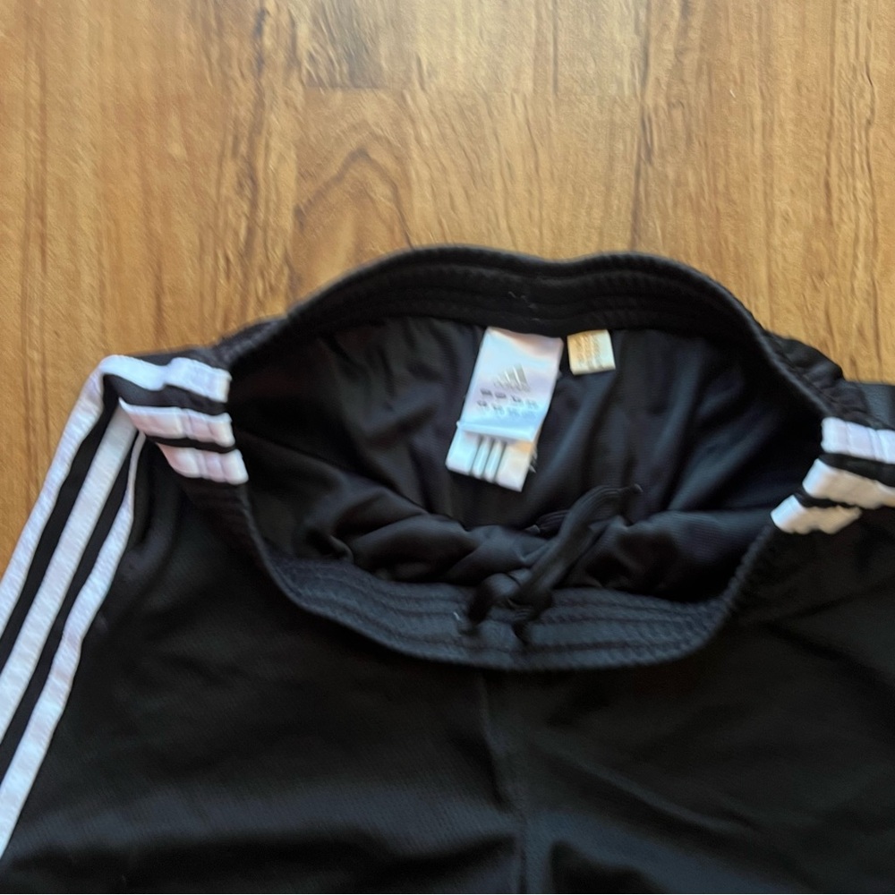 Vintage 90’s Adidas High Waist 3 Stripe Track Shorts - Picture 4 of 5
